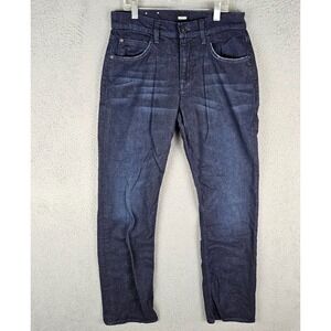 Hudson Jeans Mens Size 31 Denim Stretch Wilde Relaxed Fit Straight Leg NM665ZDHD